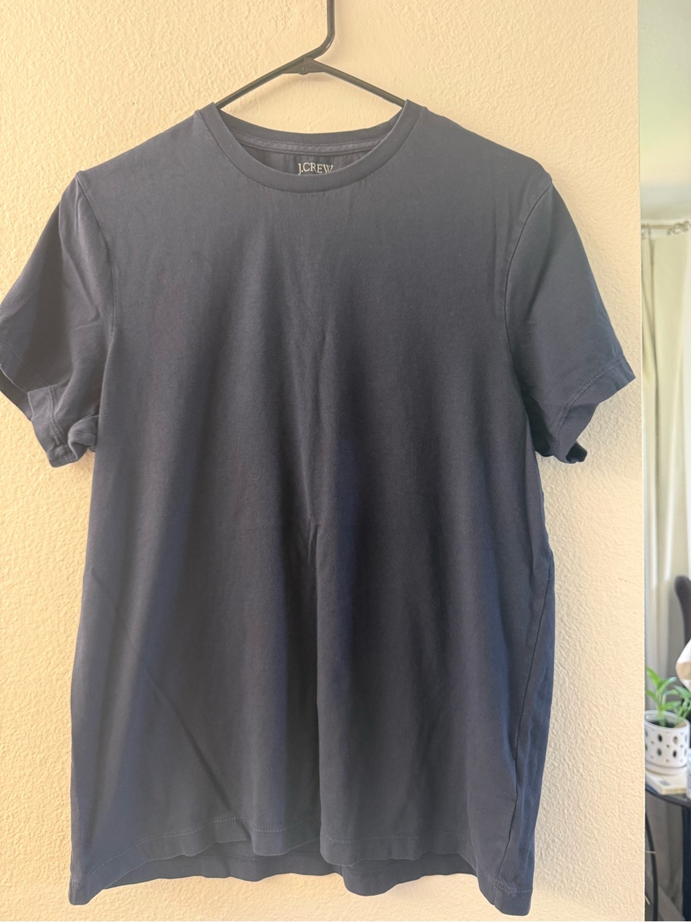 J. Crew Men's Broken-in Navy Blue shirt